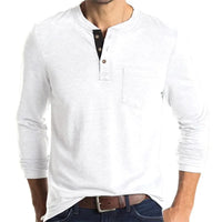 Men’s Casual Long Sleeve Elastic T-Shirt
