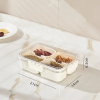Multi-Grid Kitchen Spice Storage Box Sealed