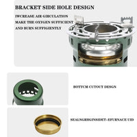 Portable Mini Alcohol Stove Outdoor Camping Barbecue Burner