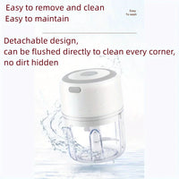 250ML USB Rechargeable Electric Vegetable Chopper and Garlic Crusher - Mini Wireless Food Chopper for Kitchen Gadgets for Garlic
