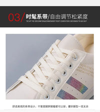 Women Sneakers Autumn New Casual Walking Shoes Woman Flat Lace Up High Quality Sneakers Fashion Flat-bottomed Casual Shoes