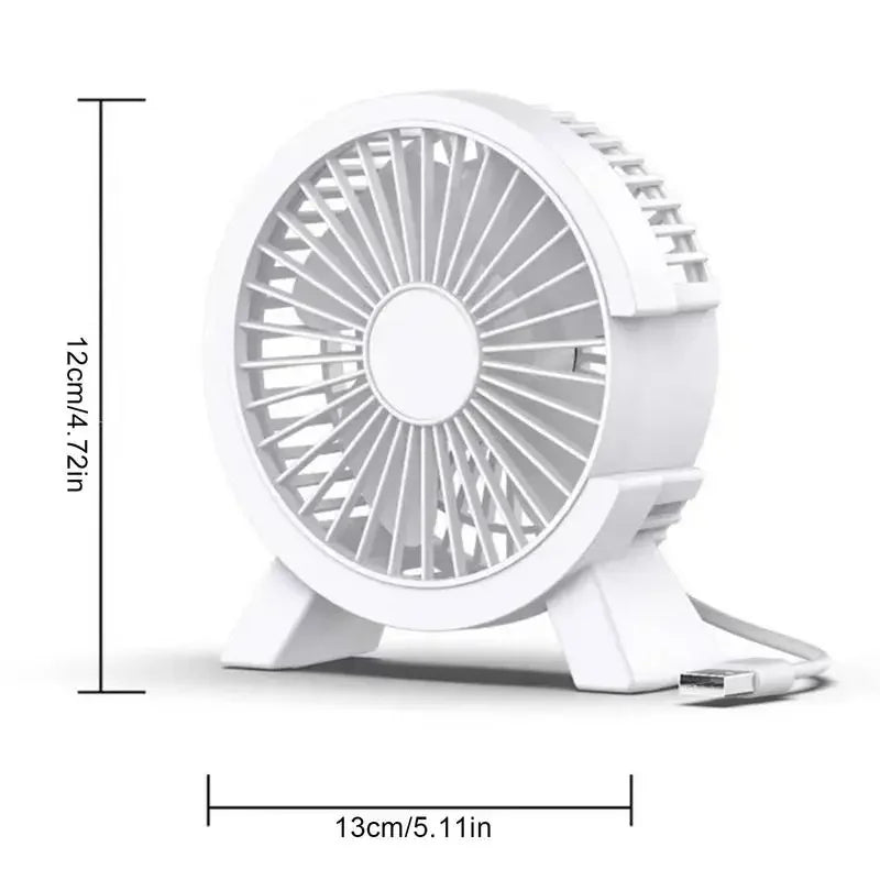 Portable USB Mini Fan – Silent Rechargeable Air Cooler