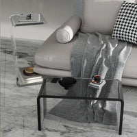 Acrylic Side Table – Modern Transparent Tea Table