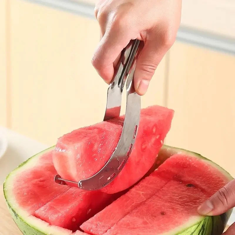 Stainless Steel Watermelon Cutter Knife Kitchen Gadgets Multifunctional Best Kitchen Gadget Home Gadget Kitchen Accessories