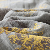 Men’s Cotton Kimono Pajama Robe – Jacquard Print Loungewear