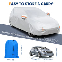 Universal Black Car Cover Dust & Sun Protection