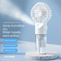 Mini USB Misting Fan – Portable Handheld Rechargeable Cooler