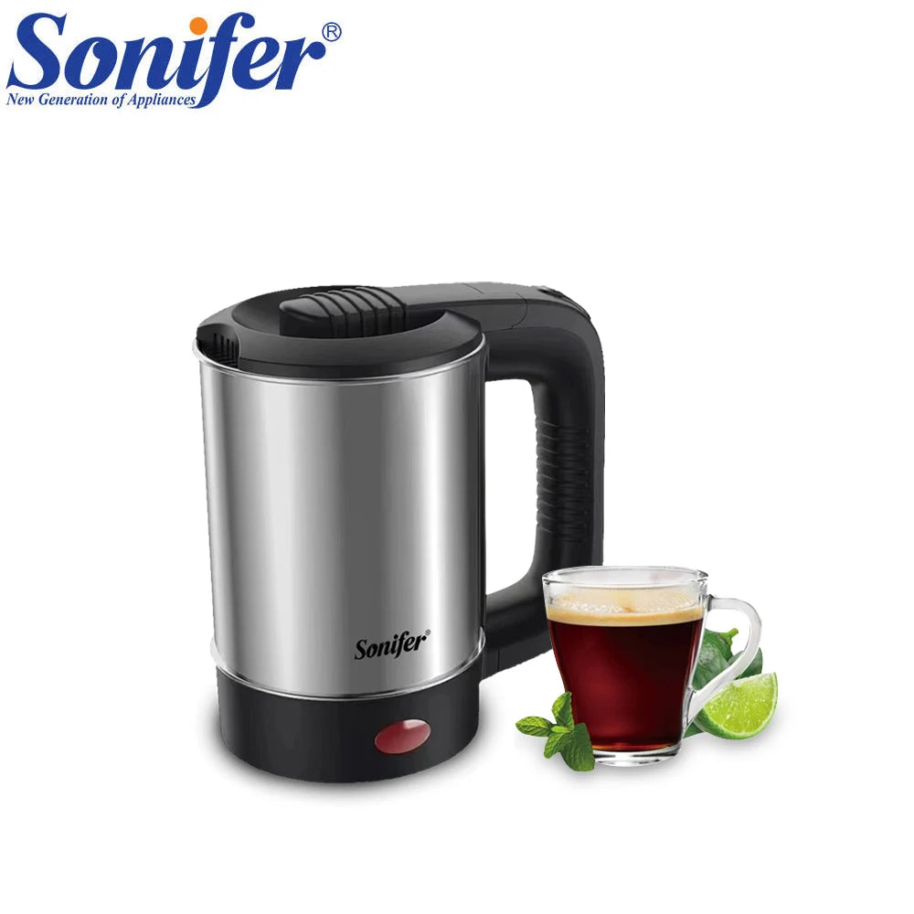 Portable Travel Electric Kettle, Mini Tea/Coffee Pot,Compact & Durable. Perfect for Travel