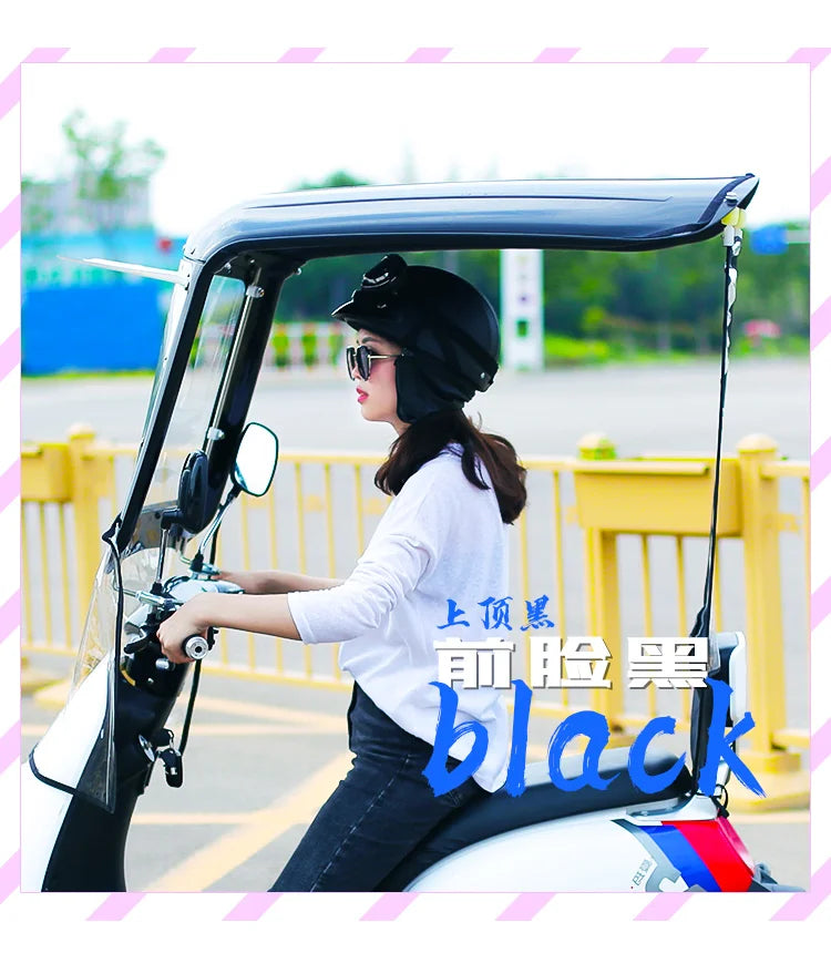 Electric Car & Motorcycle Canopy – Weatherproof Sun Shade