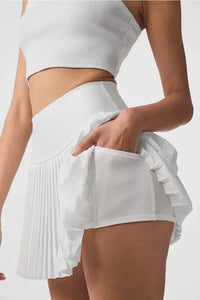 Women’s Tennis & Yoga Skirt – Pleated Quick-Dry Skort