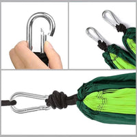 Single Portable Camping Hammock with Tree Straps & Storage Bag