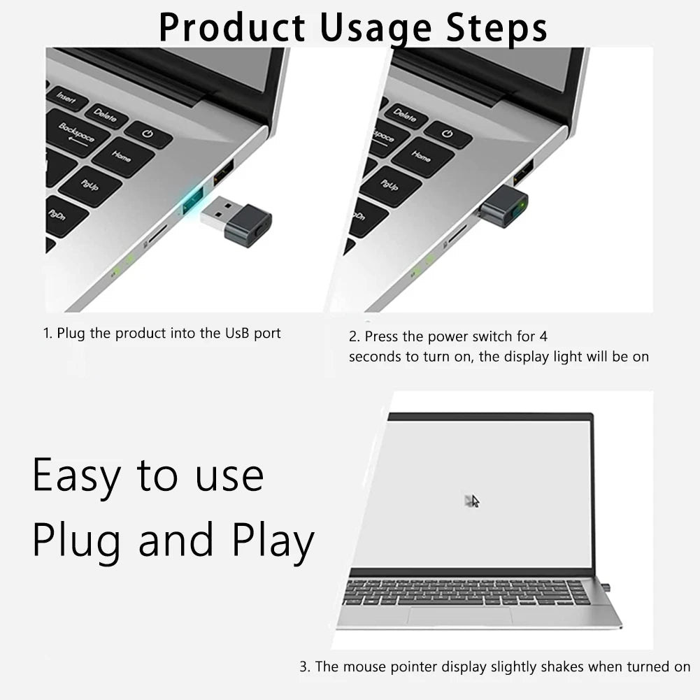 Mini USB Mouse Jiggler – Undetectable Mouse Mover Device