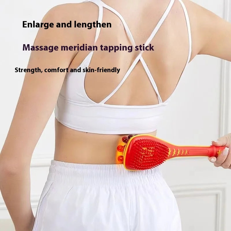 Thickened Massage Hammer Stick Shoulder Fitness Tapping Leg Back Neck Accessories Meridian Soft Silicone Slap