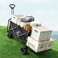 Foldable Camping Trolley – Large-Capacity Picnic Cart