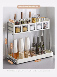 Multi-Functional Kitchen Seasoning & Storage Rack