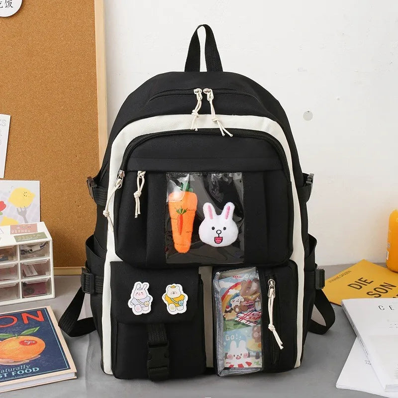 School bag female light schoolboy cute summer girl large capacity kids backpack backpack
