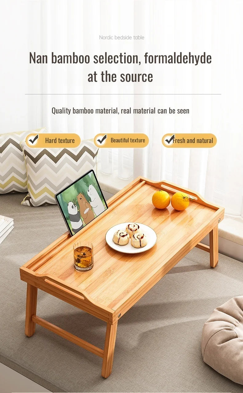 Square Folding Tea Table – Lightweight Tatami Floor Desk