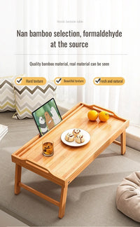 Square Folding Tea Table – Lightweight Tatami Floor Desk