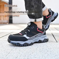 Men’s Steel Toe Safety Sneakers Anti-Smash Work Shoes