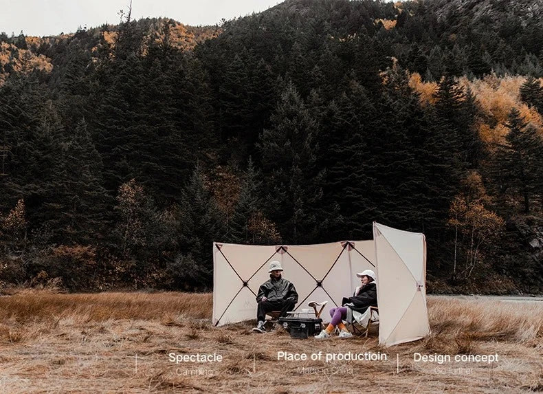 Collapsible Camping Windscreen Stove Wind-Resistant Outdoor