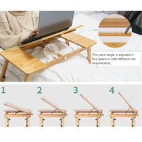 Folding Laptop Desk for Bed & Sofa – Portable Tray Table