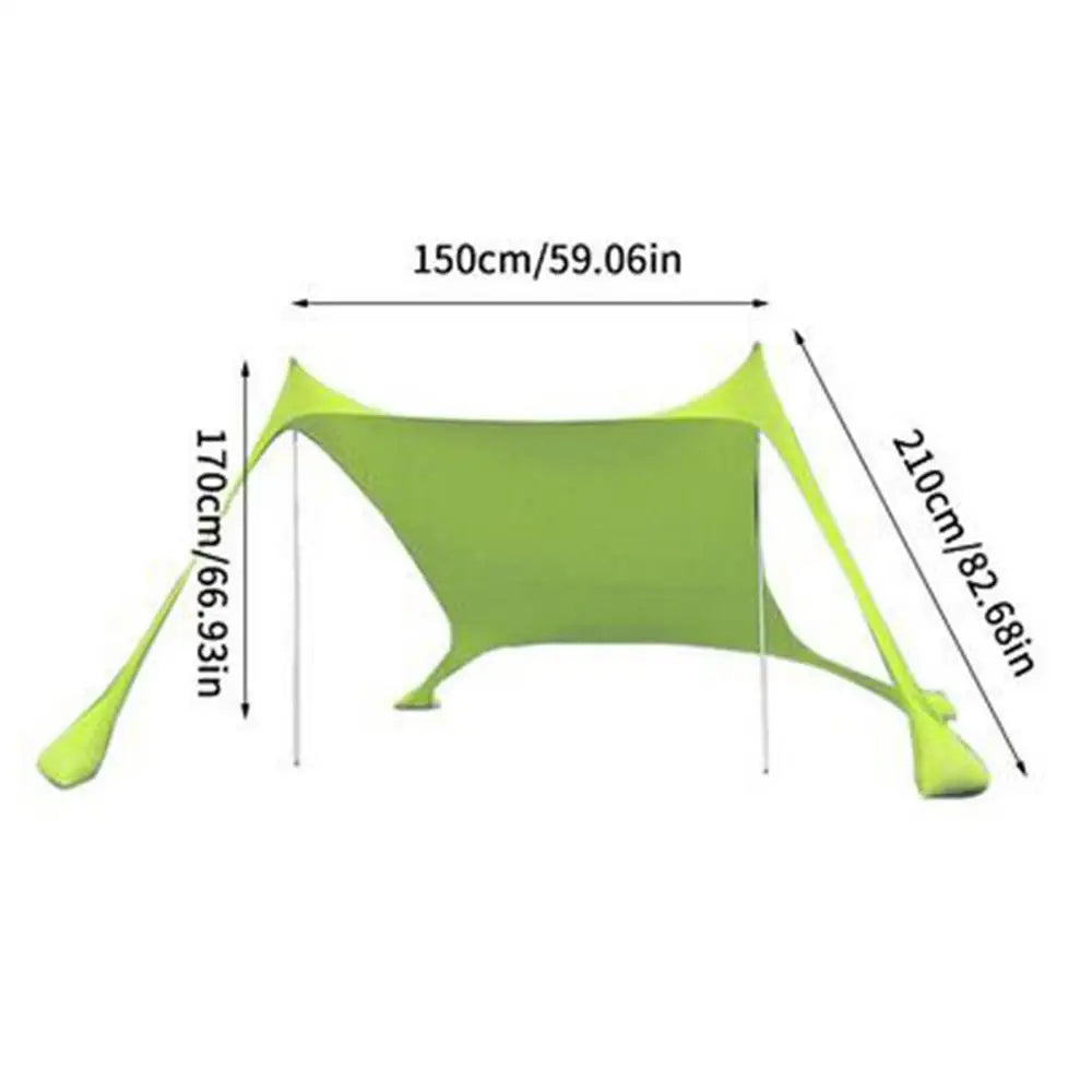 Camping Beach Canopy Tent 1-3 Person UV Sunshade Shelter