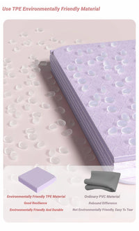 Eco-Friendly Foldable Yoga Mat for Travel & Fitness