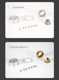 Replaceable Seven-core 48mm Burr 6-core 38mm Burr Espresso Electric Coffee Grinder Household Coffee Bean Grinder