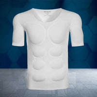 Men’s Fake Muscle Shaper Shirt Cosplay & Fitness Undershirt