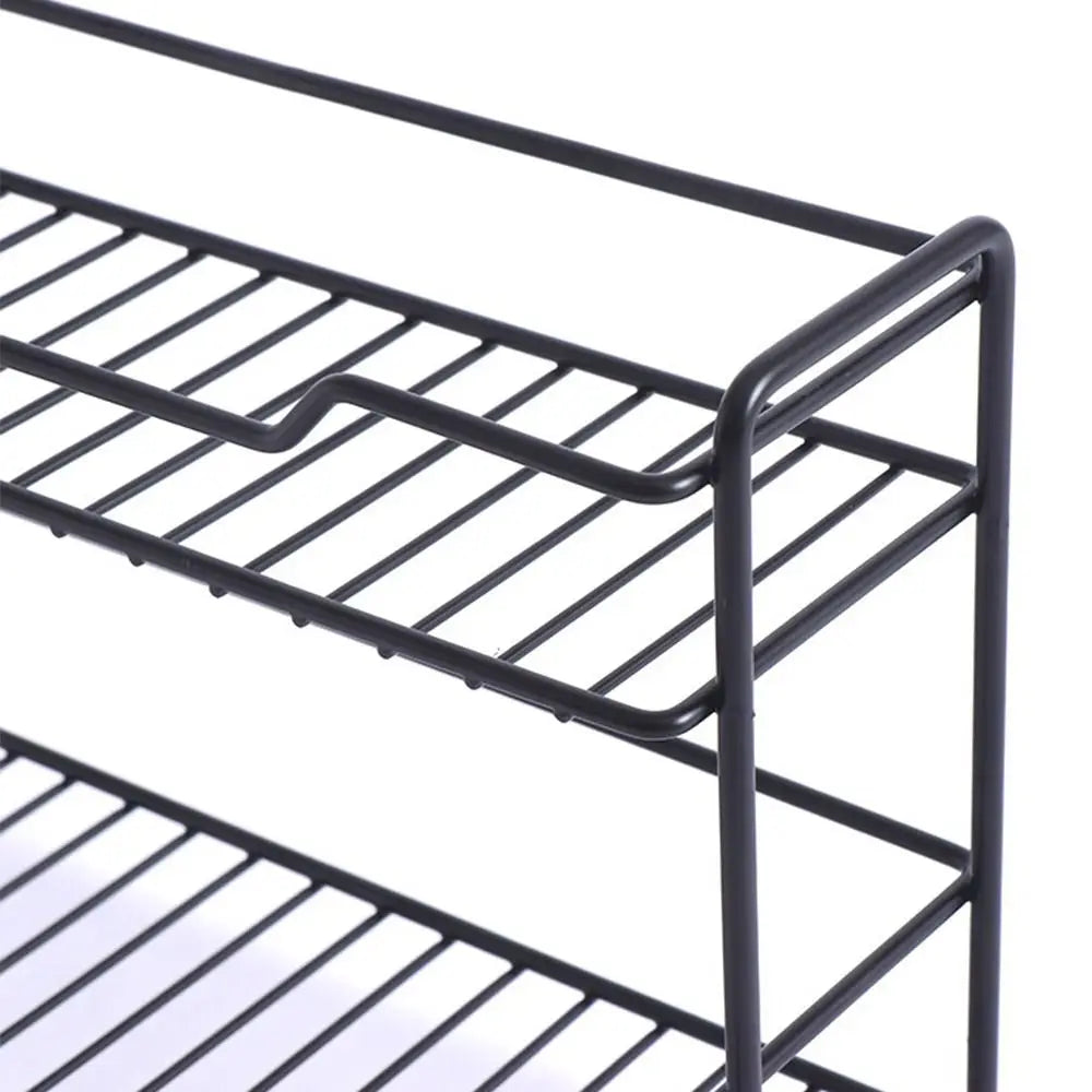 Waterproof Double-Layer Kitchen Organizer Shelf – Space Saver