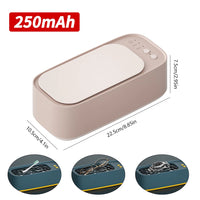 Ultrasonic High-frequency Vibration Cleaners 3 Gear 360 Degree Cleaning Machine Timing for Jewelry/Pacifier/Makeup Tool/Eyeglass