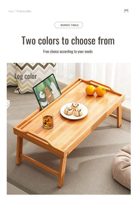 Square Folding Tea Table – Lightweight Tatami Floor Desk