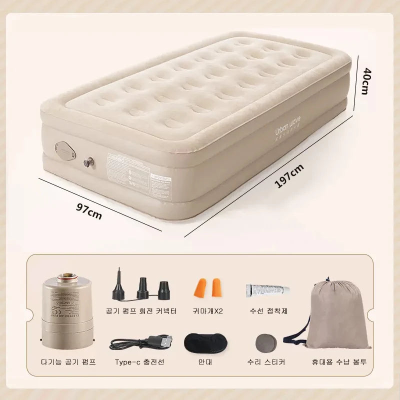 Double Inflatable Bed – Thickened Portable Air Mattress
