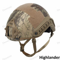 New Fast Tactical Airsoft Helmet – Camouflage ABS Protection