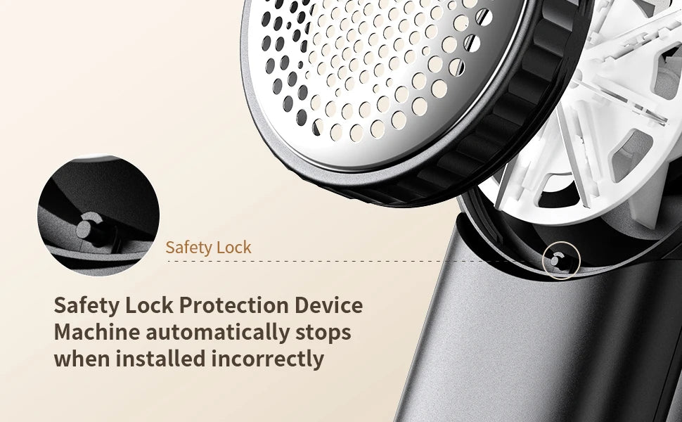 Rechargeable Fabric Shaver 5.6cm Blade Lint Brush Electric Lint Remover Digital Display Defuzzer Sweater Shaver Clothing Blanket