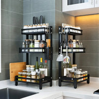 2-Layer Stainless Steel Kitchen Storage & Dish Rack