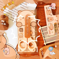 school supplies kawaii stationery scissors office supplies and school acsesories cute capybara mini scissors Pretty stationery