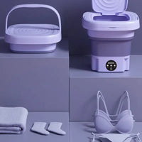 8L Portable Folding Mini Washing Machine