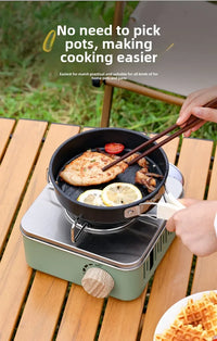 Portable Retro Camping Gas Stove with Ignition Device