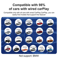 Smart CarPlay AI Box – Android 13 Wireless Auto TV