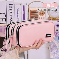New School Supplies Back to School Essential Pencil Case, Large Capacity Stationery Organizer Student Stationery Box