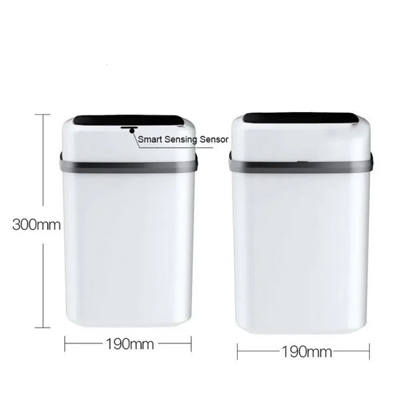 13L Smart Touch Trash Can for Kitchen & Bathroom