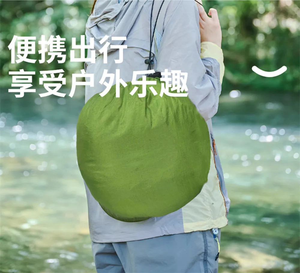 Two-Person Portable Camping Hammock with Straps & Belts