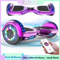 RCB Hoverboard, 6.5 Inch Two Wheel Hoverboard with Bluetooth Speaker with LED Light, Hoverboard Great Gift for Kids and Adults