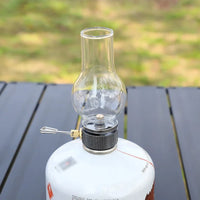 Portable Camping Gas Lamp Outdoor Candle Light for Hiking