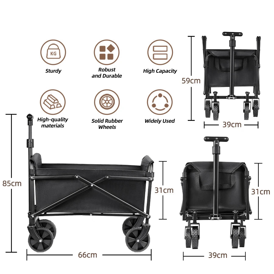 Heavy Duty Foldable Camping & Utility Cart