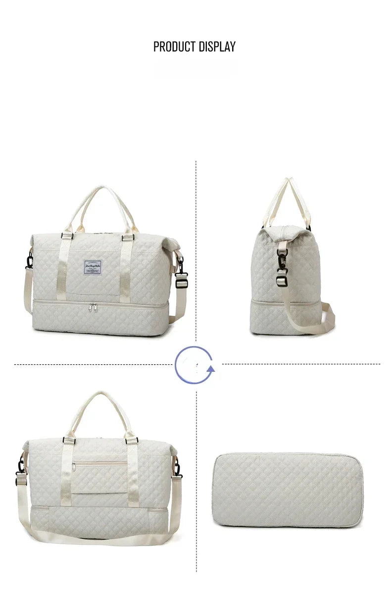 Women’s Large Travel Duffle Bag Lightweight Weekender