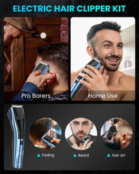 SEJOY Hair Clippers for Men Cordless Clippers for Hair Cutting Professional Men's Hair Clippers Rechargeable Hair Trimmer