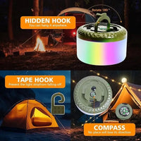 Camping Light String Waterproof USB Rechargeable LED Lights