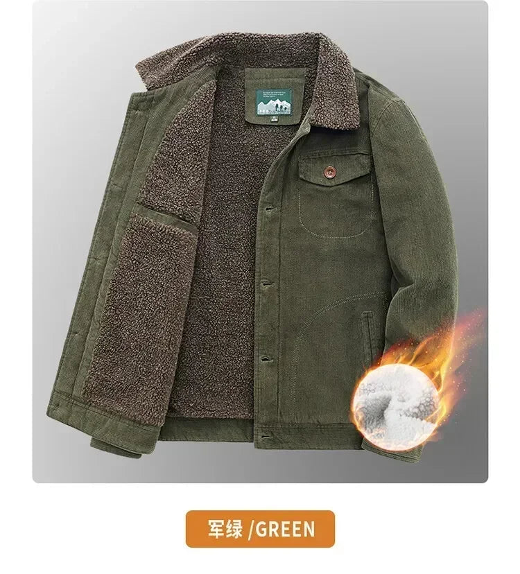 Men’s Tactical Military Windbreaker – Winter Fleece Jacket